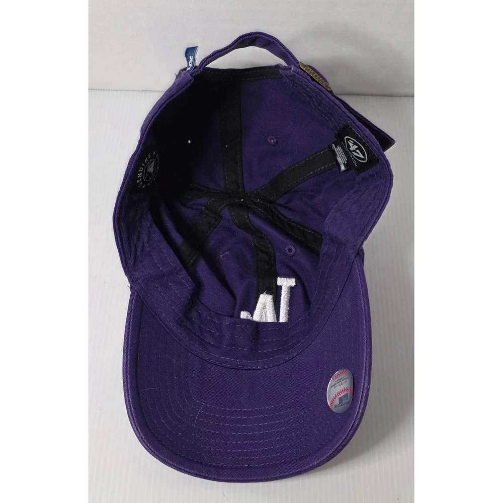 '47 LA Dodgers Clean‎ Up Adjustable Hat Purple MLB Cap OSFA